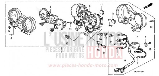 METER (CBF600N/NA) CBF600NA de 2010